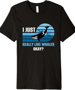 Cetacean Orca Whale Watching Premium T-Shirt