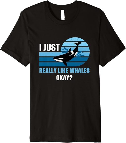 Cetacean Orca Whale Watching Premium T-Shirt