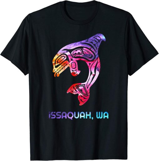 Issaquah Washington Native American Indian Orca Killer Whale T-Shirt